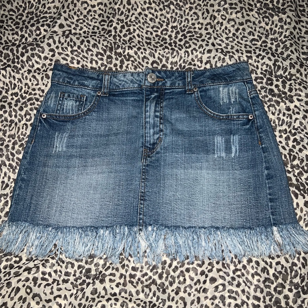 Vanilla Star Denim Mini Skirt